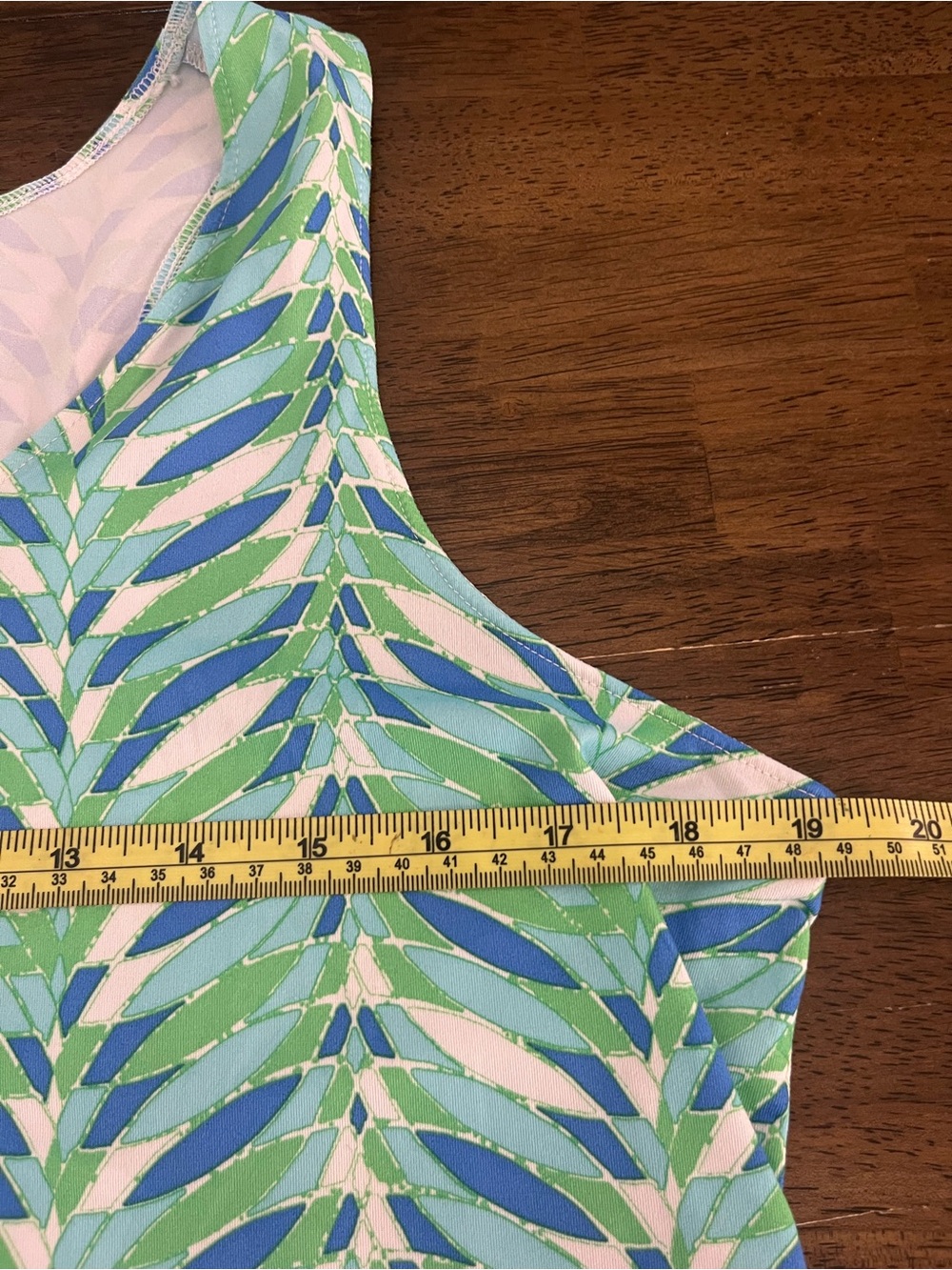 Columbia Omni Wick Advanced Evaporation Green & Blue Sleeveless Tank Top Large - Picture 4 of 7